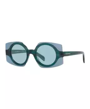 Прозрачные солнцезащитные очки Emporio Armani, синий