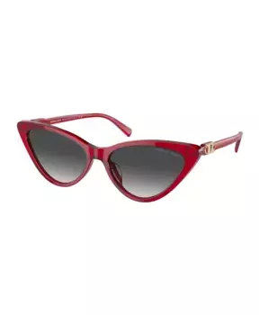 Прозрачные солнцезащитные очки Harbour Island Michael Kors, красный