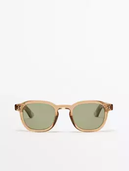 Прозрачные солнцезащитные очки Massimo Dutti
