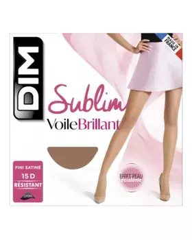 Прозрачные трусики Sublim с атласной отделкой Dim, цвет Maquillaje