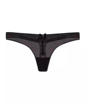 Прозрачные трусы Dsquared2, черный