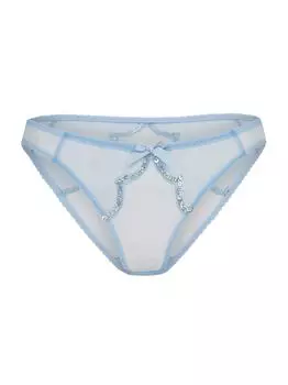 Прозрачные трусы с пайетками Lornaparty Agent Provocateur, синий
