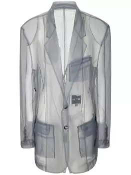 Прозрачный блейзер ACT N1, серый