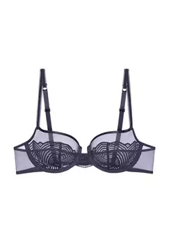 Прозрачный бюстгальтер-балконет Delightful Spotlight для женщин Triumph, цвет 7064 Dark Blue