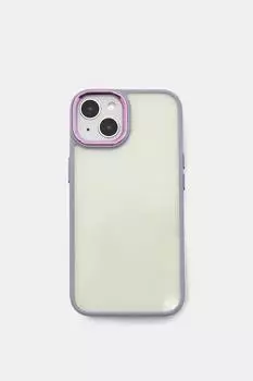 Прозрачный чехол для iPhone Pull&Bear, сирень