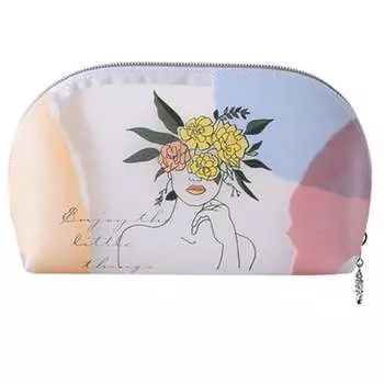 Прозрачный чехол для косметички Florina Trip Story, желтый