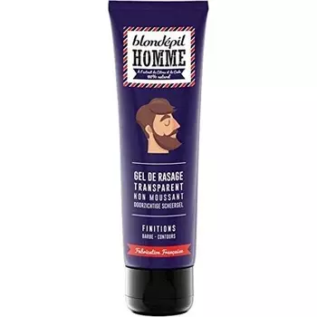 Прозрачный гель для бритья 150мл, Blondepil Homme