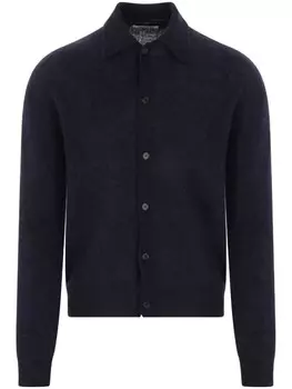 Прозрачный кардиган Auralee, синий