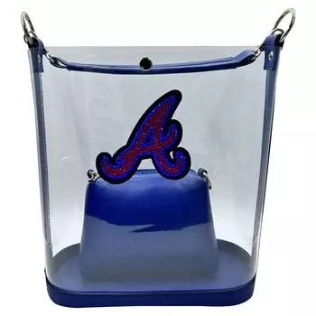 Прозрачный кошелек Cuce Atlanta Braves со стразами, цвет Brv Multi
