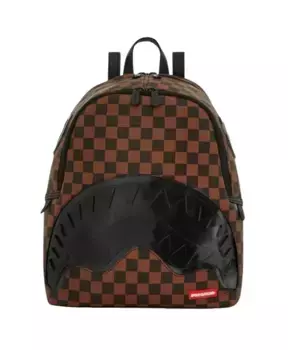 Прозрачный мини рюкзак с глазками Sprayground, коричневый