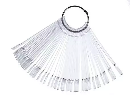 Прозрачный пробник на круге - прямоугольный 50 шт. в упаковке inna