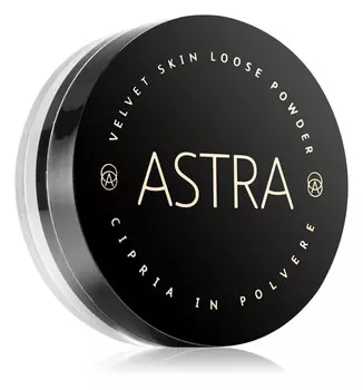 Прозрачный рассыпчатый порошок Astra Make-up Velvet Skin Rice, 10 г