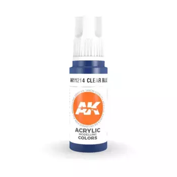 Прозрачный синий (17 мл), 3rd Gen Acrylic - Inks & Clears