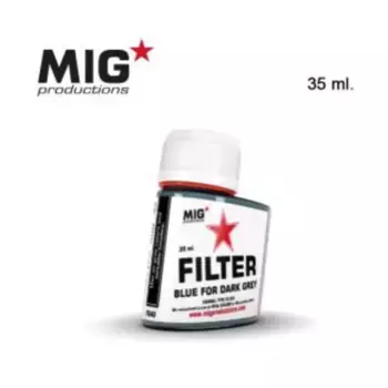 Прозрачный синий для металлов, MIG Productions