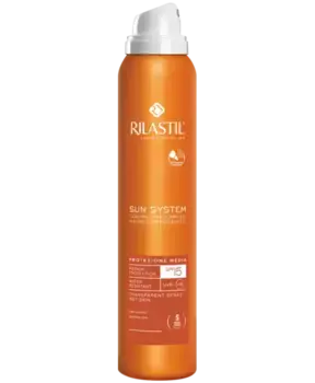 Прозрачный спрей Rilastil Sun System - средняя защита SPF15 200 мл
