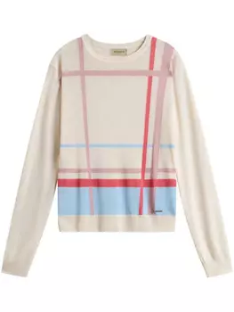 Прозрачный свитер Woolrich с круглым вырезом, нейтральный