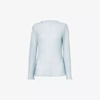 Прозрачный тканый топ Fraser Pretty Lavish, синий