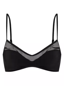 Прозрачный верх бикини Tory Burch, черный