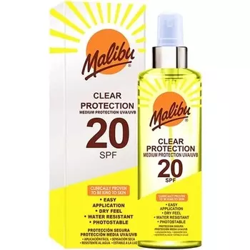 Прозрачный защитный спрей Malibu SPF20