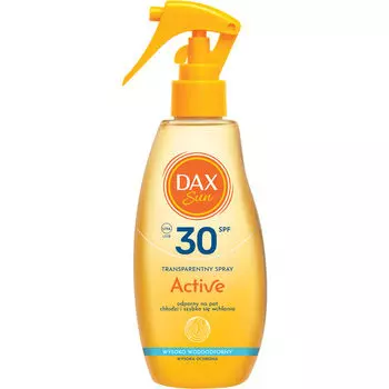 Прозрачный защитный спрей с spf30, 200 мл Dax Sun active