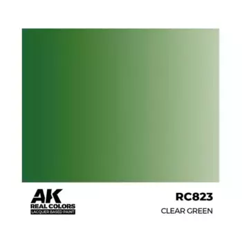 Прозрачный зеленый, Paint - Real Color, Dropper Bottles (AK-Interactive)