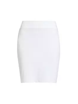 Прямая эластичная юбка-трапеция susana monaco