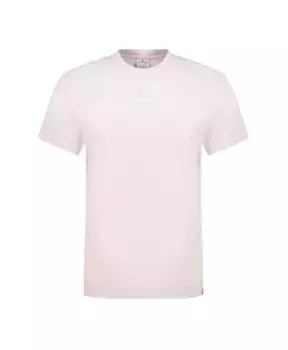 Прямая футболка Ac хлопок пудра Courrges, розовый