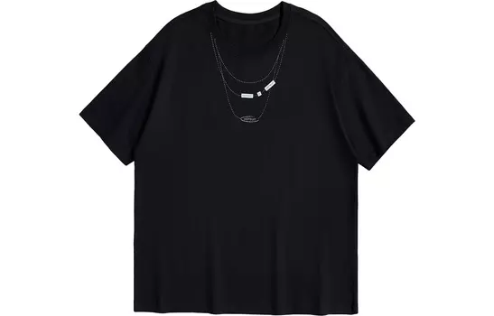 Прямая футболка унисекс HOTSUIT, Green Water Lily