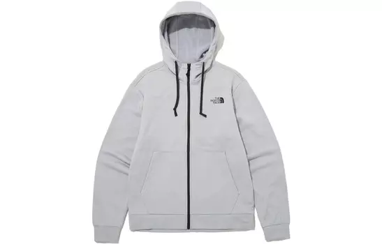 Прямая куртка мужская серая The North Face, серый