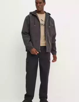 Прямая куртка с капюшоном Quiksilver, серый