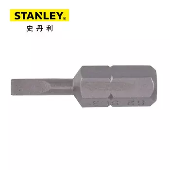 Прямая отвертка Stanley серии 6,3 мм, головка SL5,0x25 мм (x10), противоскользящая и износостойкая 63-003T-23