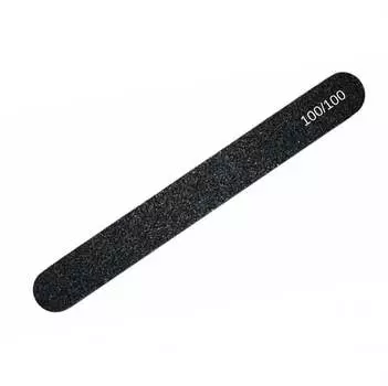 Прямая пилка черная #100/100, SUNFLOWER