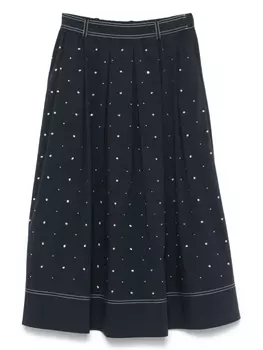 Прямая юбка Maje, синий