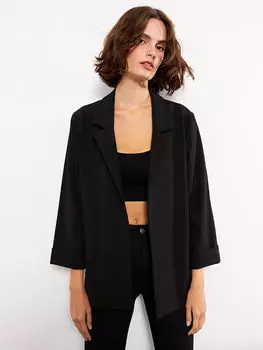 Прямая женская куртка с длинным рукавом LCW Casual