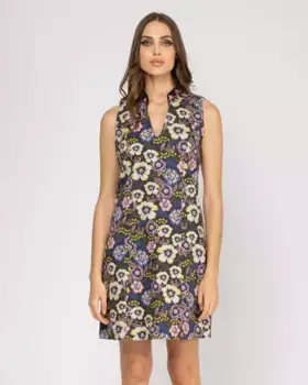 Прямое платье без рукавов Niza, черный