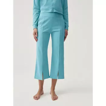 Прямого кроя. Спортивные брюки длиной до щиколотки женские. BORN LIVING YOGA, цвет blau