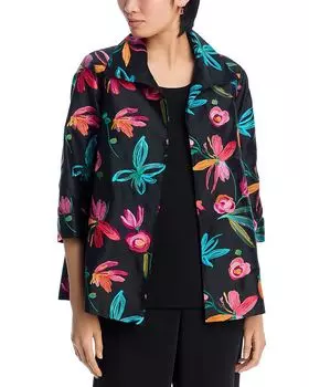 Прямой жакет Caroline Rose, мультиколор