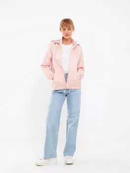 Прямой женский плащ с капюшоном и длинными рукавами LCWAIKIKI Classic