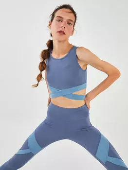 Прямой женский спортивный бюстье с круглым вырезом Xside