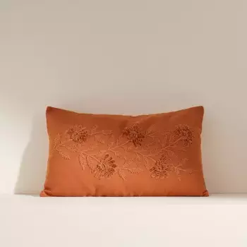 Прямоугольная декоративная подушка с вышивкой Yves El Corte Ingls, котел