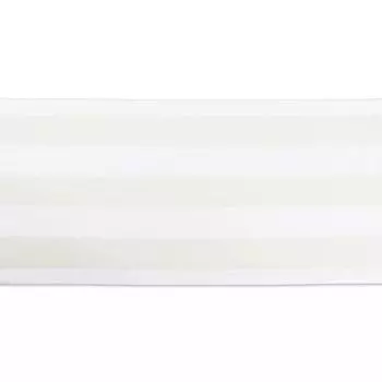 Прямоугольная дорожка для стола 108 дюймов цвета слоновой кости и в белую полоску