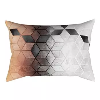 Прямоугольная геометрическая кубическая подушка, чехол для дивана-кровати, декор для автомобиля, кафе-15 # Stuttg