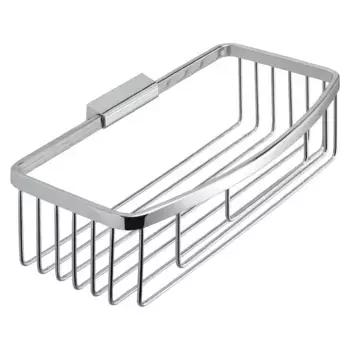 Прямоугольная мыльница для душа Trinidad Gedy, хром