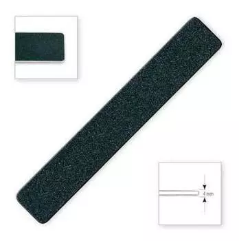 Прямоугольная пилочка для ногтей, черная Top Choice