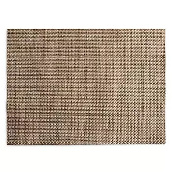 Прямоугольная подставка для столовых приборов из корзинчатого плетения, 14 x 19 дюймов. Chilewich, цвет Tan/Beige