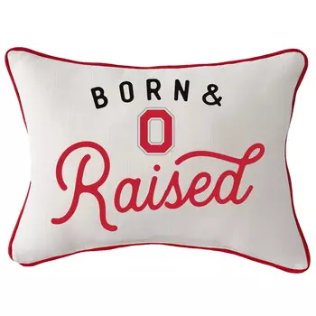 Прямоугольная подушка Buckeyes Little Birdie, красный/белый