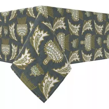 Прямоугольная скатерть, 100 % хлопок, 52х120 дюймов, цветочный 152