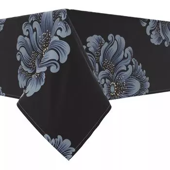 Прямоугольная скатерть, 100 % хлопок, 52x84 дюйма, цветочный 165