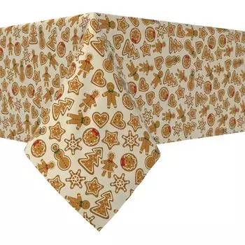 Прямоугольная скатерть, 100% хлопок, 60х84 дюйма, для выпечки пряников.