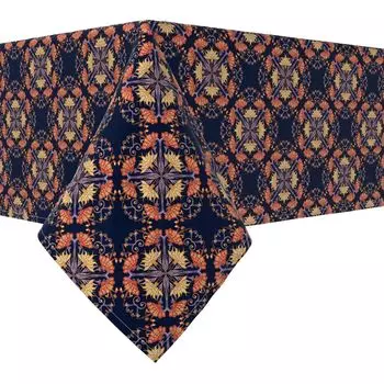 Прямоугольная скатерть, 100 % хлопок, 60х84 дюйма, цветочный 37